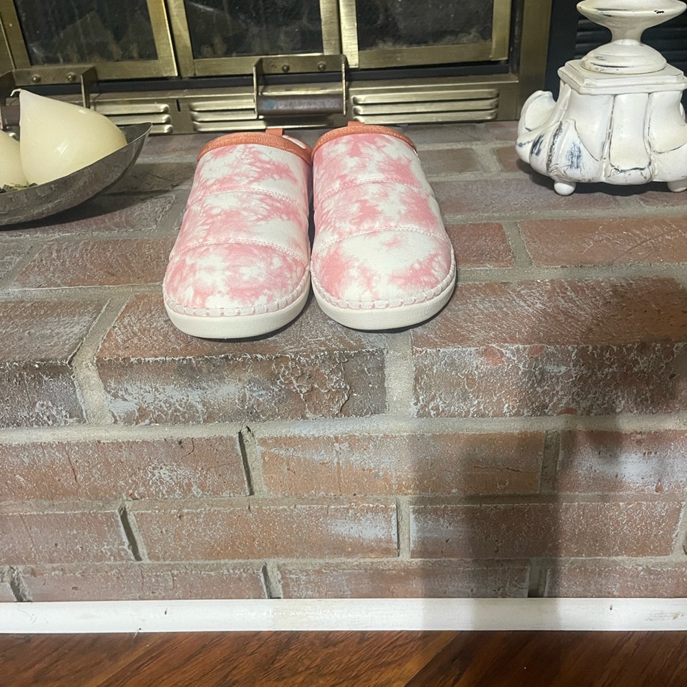 Dr. Scholl's Pink and Orange Slippers Comfortable Casual - Picture 4 of 4